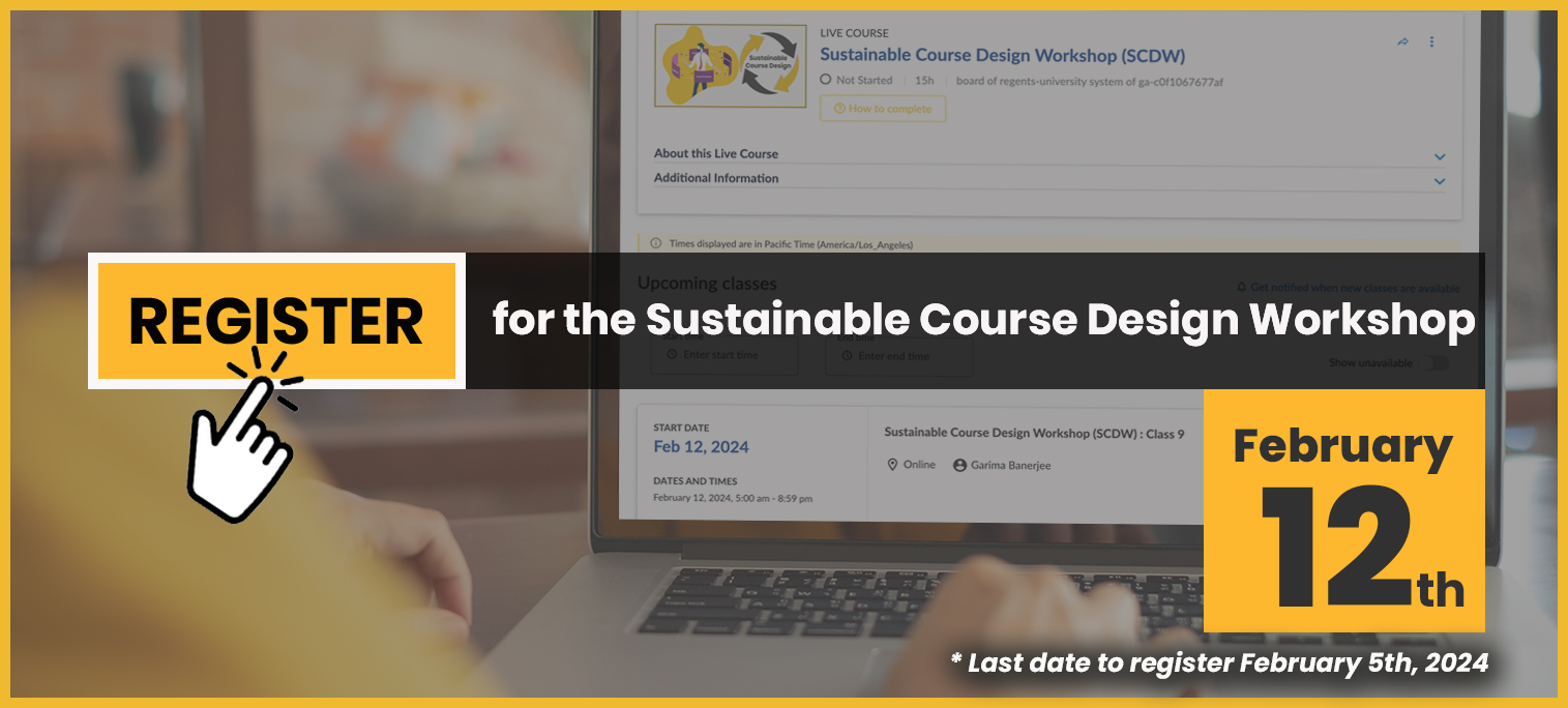 Sustainable Course Design Workshop (SCD)