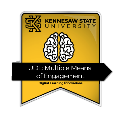 A ribbon of UDL: Multiple Means of Engagement